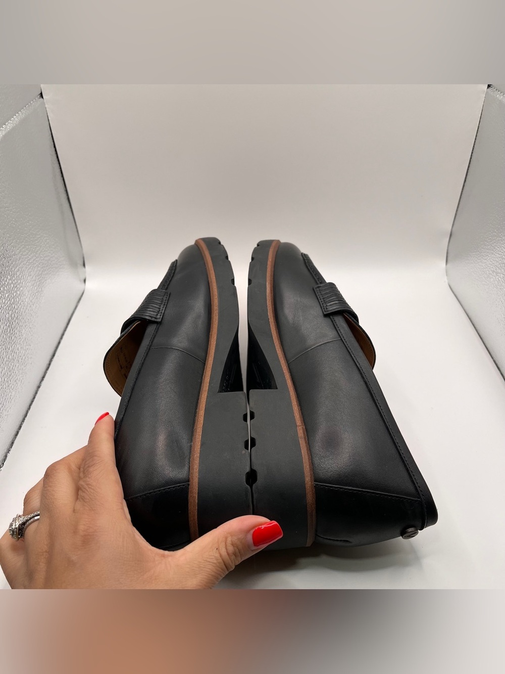 Vionic CLEO LOAFER black leather size 9.5 - Picture 10 of 11
